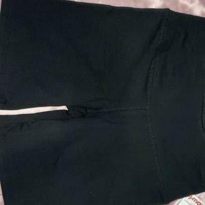 One Step Up Black Bike Shorts Size Large